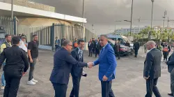 لحظة وصول الحموشي إلى دونور للوقوف على الإجراءات الأمنية قبل الديربي البيضاوي