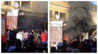 عاجل...حريق مهول يلتهم محلات تجارية وإجلاء السكان وانقاذ مسن من موت وشيك -صور-