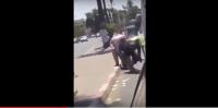مغاربة يجمعون النقود في الشارع بعد أن رماها أحد الاشخاص امام الملأ