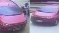 بالفيديو: حارس أمن يساعد هذه السيارة على الخروج من الموقف ولكن!
