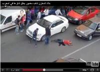 شاب مخمور يغلق شارعا في المغرب