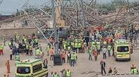 مصرع 4 أشخاص وإصابة 3 آخرين في انهيار برج كهرباء بالقاهرة