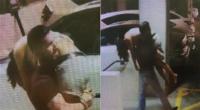 مصارع يحمل امرأة فاقدة للوعي على كتفه قبل اغتصابها