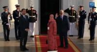 بنكيران و زوجته في البيت الأبيض