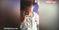 بالفيديو.. شاهد كيف انتقمت فتاة من رجل تحرش بها على متن طائرة