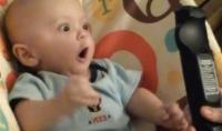 شاهد .. الرضيع الأكثرعشقا لمشاهدة التليفزيون