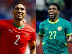 مباي يفصح لأول مرة عن مضمون حواره مع حكيمي بعدما أخبره أن "الكاف" منح اللقب للمغرب