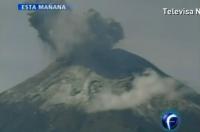 انفجار بركان Popocatepetl بالمكسيك