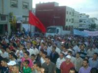 حركة 20 فبراير بطنجة تستجيب لنداء الإحتجاج العالمي‏