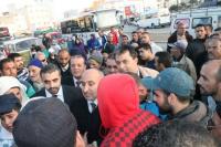 ترمضينة خايبة لتجار سوق شعبي بطنجة .. محاصرة قائد وتكسير سيارته‏