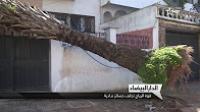 شاهد ..رياح قوية تخلف خسائر مادية في الدار البيضاء