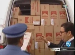 حجز 50 ألف علبة سجائر مهربة من الجزائر
