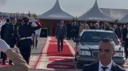 التبوريشة...لحظة استقبال الملك من طرف حشود المواطنين خلال تدشين TGV الدار البيضاء-مراكش