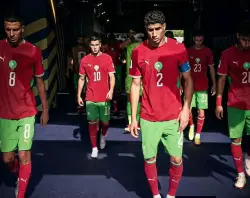صورة تلخص كل شيء.. شكل دخول لاعبي المنتخب الوطني لأرضية الملعب بداية الشوط الثاني، رغم تحقيق التعادل أمام فرنسا في الشوط الأول