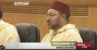 اللغة التي تحدث بها الملك محمد السادس مع الرئيس الصيني