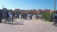 بالصور:  مئات التلاميذ بتارودانت ينتفضون ضد التوقيت المدرسي الجديد