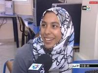 بنت البرنوصي الحاصلة على اعلى معدل بالبكالوريا 2014 على الصعيد الوطني