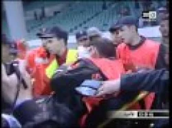 شغب مباراة الوداد والكاك 
