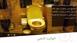 اغرب 10 اشياء مصنوعة من الذهب