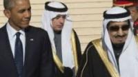 الملك سلمان يوقف مراسم استقبال أوباما لأداء صلاة العصر
