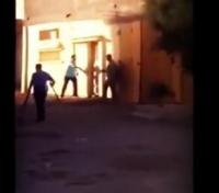 لحظة إطلاق الرصاص من طرف أمن جرادة على مجرمين