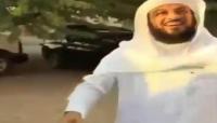 لحظة استقبال الشيخ محمد العريفي بعد الافراج عنه