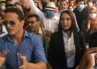 احتجاجات بالرباط ضد فرض "جواز التلقيح" بمشاركة "نبيلة منيب"(فيديو)