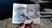 شاب سنغافوري يرسم رحلاته ويصورها