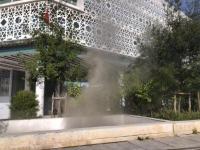 حريق بالمركز التجاري "الرباط سانتر" بعد أسبوعين على افتتاحه (صور+فيديو)