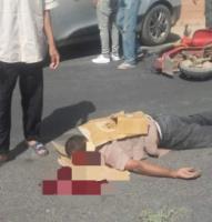 صادم...اصطدام عنيف بين دراجتين من النوع الصيني يرسل السائقين لقسم الإنعاش وساعتين لحضور الإسعاف!