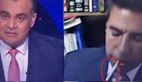 ضيف برنامج مباشر يفاجئ المذيع بإخراج سيجارة للتدخين وهكذا انتهى اللقاء (فيديو)