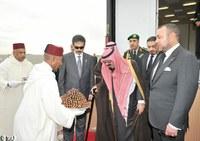 جلالة الملك محمد السادس يستقبل خادم الحرمين الشريفين