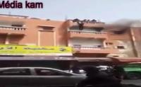 متطوعون ينقذون أسرة من حريق بالعيون