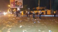 بالصور : "البام" يجند قواعده لتنظيف الشوارع ساعات قبيل نهاية الحملة