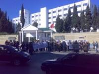 وقفة احتجاجية بأكاديمية طنجة تطوان وتسليم رسالة للوزير مباشرة‏
