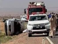 كانوا في طريقهم لاستلام جثة قريبهم.. وفاة 5 أشخاص من عائلة واحدة في حادثة سير خطيرة ضواحي ورزازات