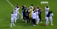 احتفالات لاعبي ريال مدريد بلقب الليغا 