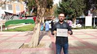 بالصورة .. دكتور مغربي يرفع "الصحراء مغربية" في وجه اعتصام محسوبين على البوليساريو داخل جامعة باسبانيا