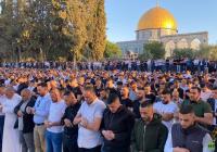 أزيد من 100 ألف مصل أدوا اليوم صلاة عيد الفطر في المسجد الأقصى المبارك