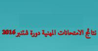 وزارة التربية الوطنية تفرج عن نتائج امتحانات الكفاءة المهنية 2016 (اللوائح الكاملة)