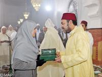أمير المؤمنين يترأس بالمسجد الأعظم بالرباط حفلا دينيا إحياء لليلة المولد النبوي الشريف
