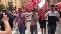 خروج مظاهرة في إيطاليا تساند الشعب المغربي في حملة المقاطعة