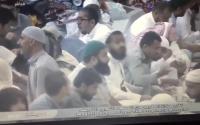 بالفيديو: رد فعل المصلين بالمسجد النبوي لحظة وقوع التفجير