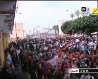 مسيرة المساواة و الديمقراطية بالرباط