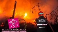 بالفيديو: حريق مهول بدوار الغفلة