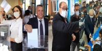 زعماء الأحزاب السياسية يدلون بأصواتهم في انتخابات 8 شتنبر( صور)