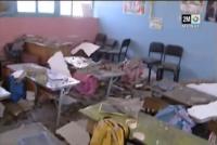 سقوط سقف قسم على التلاميذ بالناظور‏