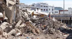 هدم أشهر سوق بالمدينة القديمة "باب مراكش" بالدار البيضاء