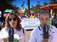 في سابقة.. شباب وفاعلون بيئيون في مسيرة بمراكش لحماية الموارد المائية