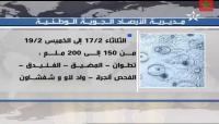 نشرة انذارية خطيرة من مديرية الارصاد الجوية لعدد من المدن المغربية‏